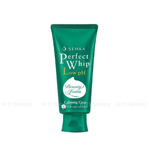 Sữa Rửa Mặt Rau Má Senka Sạch Dịu Nhẹ Perfect Whip Low Ph Calming Cica 100g